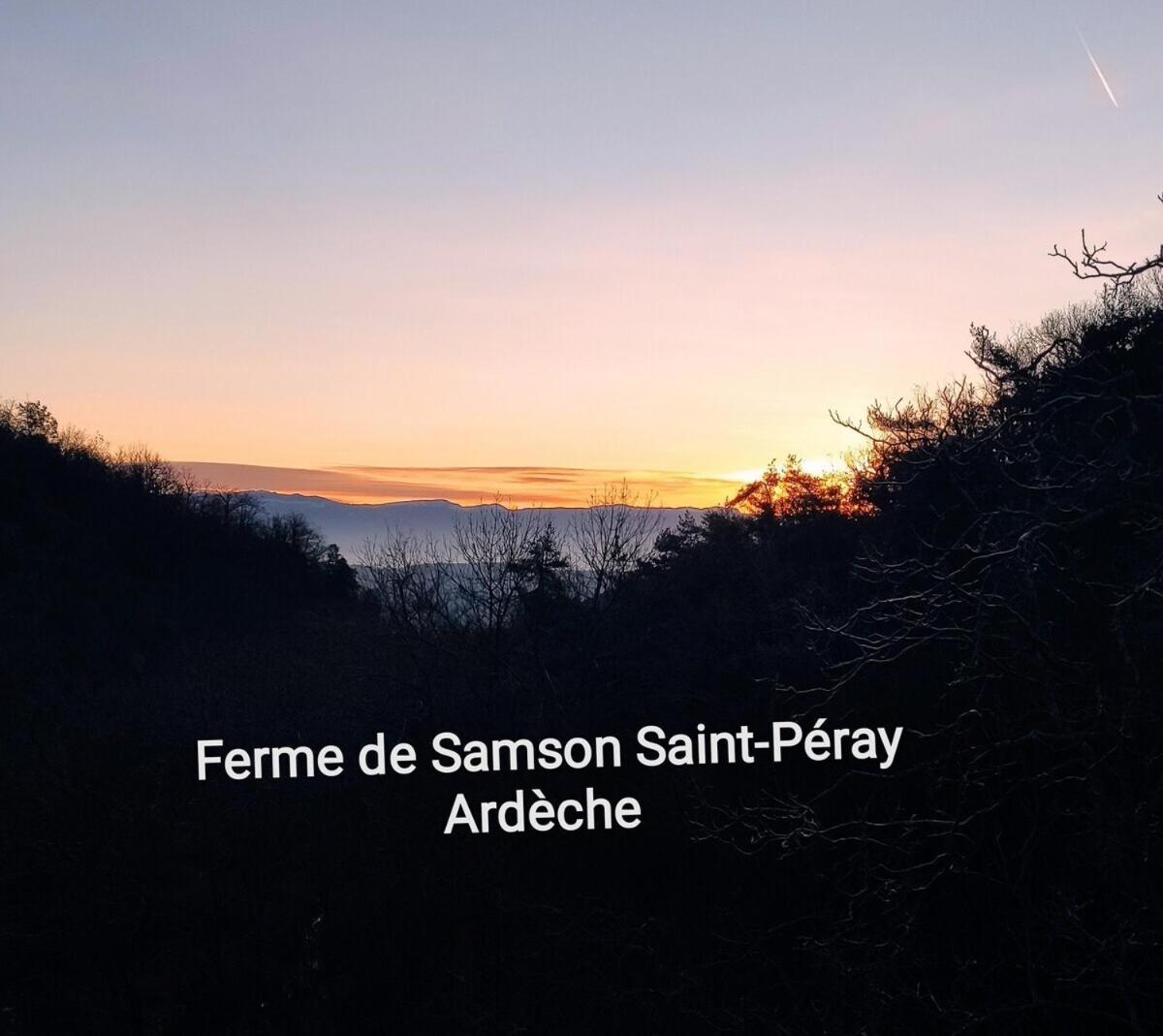 Villa Ferme de Samson Saint-Péray Zimmer foto